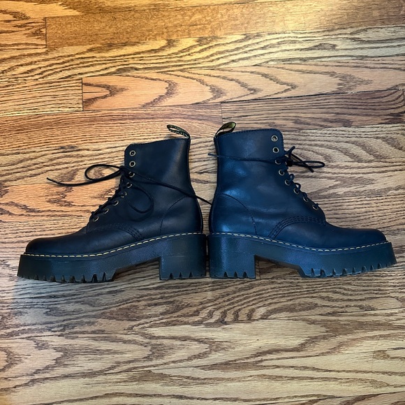 Dr. Martens Black Boots with Heel - Picture 3 of 5